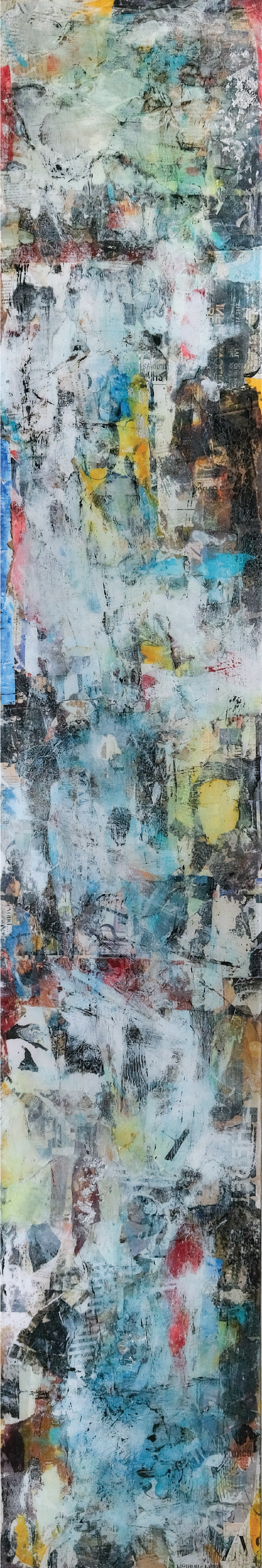Colorful abstract panel